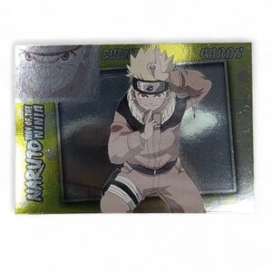 Naruto Trading Card - Silver and Green